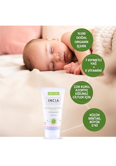 %100 Doğal Atopiğe Eğilimli Ciltler İçin Jel Krem Çok Kuru Ciltler İçin Yalancı İğde Yağı 60 Ml