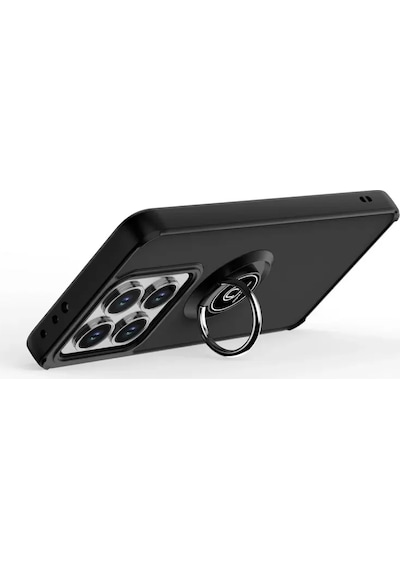 Newface Xiaomi Mi 14t Pro Kılıf Montreal Yüzüklü Silikon Kapak - Yeşil