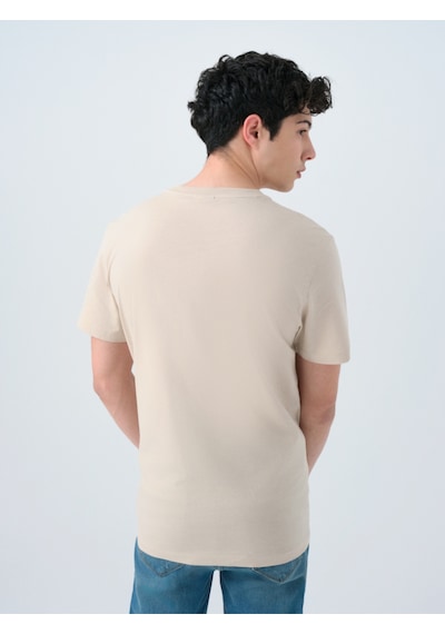 Erkek Regular Fit T-shirt Lf2038728 Kahverengi