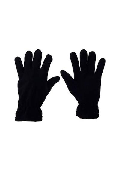 Siyah Polar Bere Boyunluk Eldiven 3'Lü Set