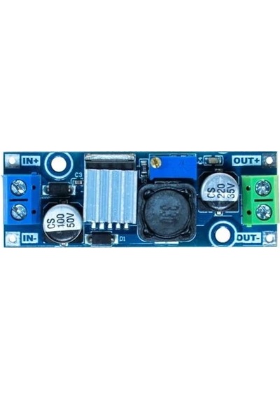 Ayarlanabilir 3A Voltaj Düşürücü Regülatör Kartı - Lm2596-Adj