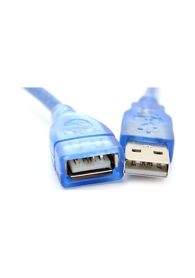 Splat Usb Erkek Usb Dişi Usb Ara Uzatma Kablosu-Mavi