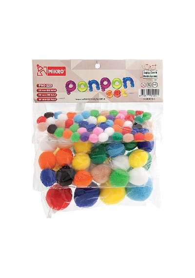Mikro Ponpon Set Pnc-123 1 Paket