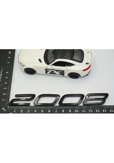 Dk Tuning Peugeot Yeni 2008 Bagaj 3m 3d Siyah Abs Yazı Logo
