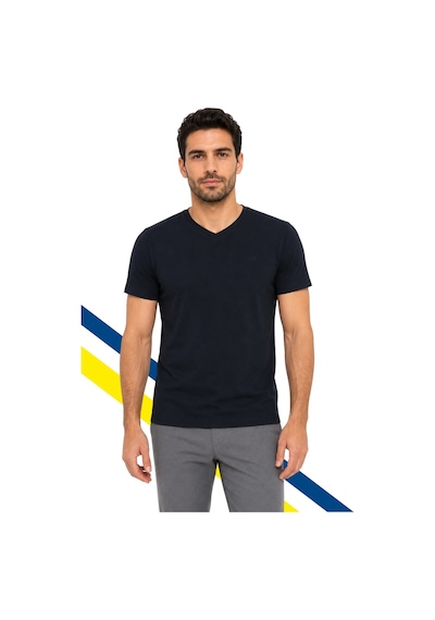 Fenerium Fenerbahçe Orijinal Lisanslı Erkek Club Nakış Lacivert T-shirt