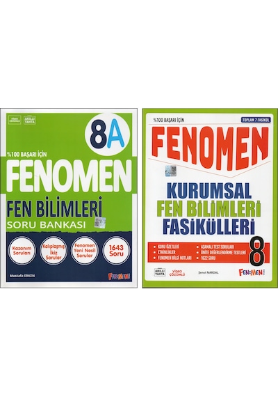 Fenomen 8. Sınıf Fen B. 8a+kurumsal Fen F. 8 Kitap