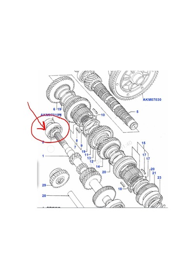 Şanzuman Grup Rulman Ford 96wt 7025 Aa