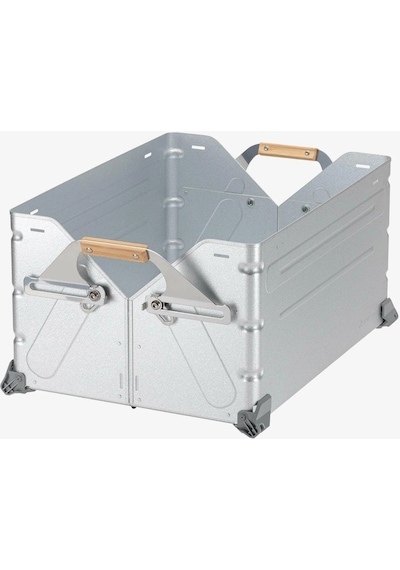 Snow Peak Container 50, Geniş Katlanabilir Ve Üst Üste Konulabilir Depolama Kutusu Gri