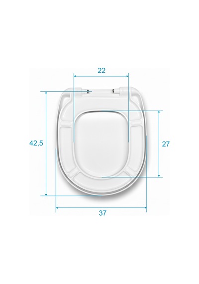 Ideal Standard Consept E791701 Yavaş Kapanan Klozet Kapağı, Beyaz, Metal Menteşeli Beyaz