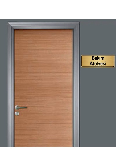 10X20 Cm Bakım Atölyesi Yazılı Metal Yönlendirme Levhası