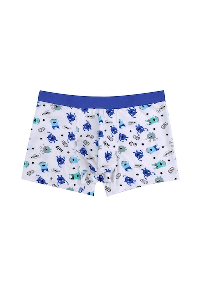 Koza İç Giyim Erkek Çocuk Pamuklu Uzay Baskılı 3'lü Boxer 3053 3053-15