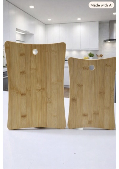 Elis Concept 2'li Bambu Kesme Tahtası 35 24 30 19 Cm