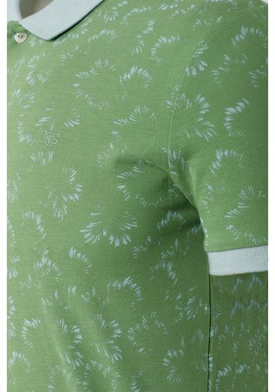 Erkek Olive Slim Fit Polo Yaka Baskılı %100 Pamuk Kol Ribanalı T-shirt Jeans 1997-olive Yeşil Erkek Olive Slim Fit Polo Yaka Baskılı %100 Pamuk Kol Ribanalı T-shirt Jeans 1997-olive Yeşil