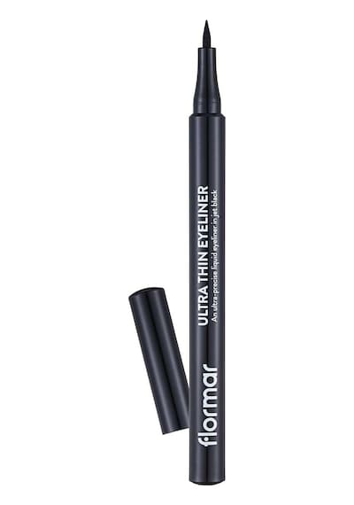 Flormar Ultra Ince Uçlu Eyeliner Siyah - Ultra Thin Eyeliner - 001 Black - 8690604478491 Diğer