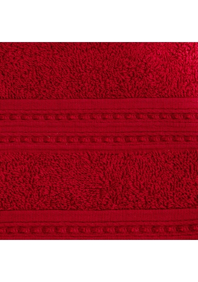 Soft Lapa 2'li Havlu Seti - Bordo - 30x30 Cm Renkli