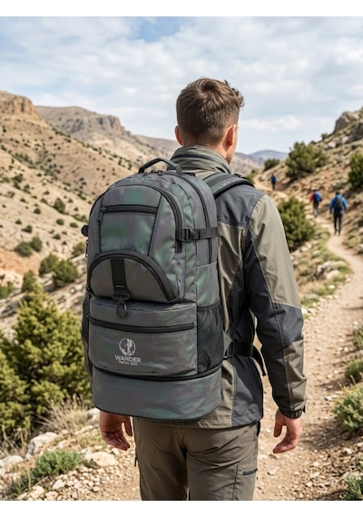 Wander Trend Bag Körüklü Gri Çok Amaçlı Sırt Çantası GRİ