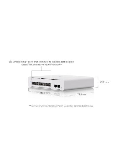 Ubiquiti Usw-pro-xg-8-poe 10g Layer 3 Poe++ Switch