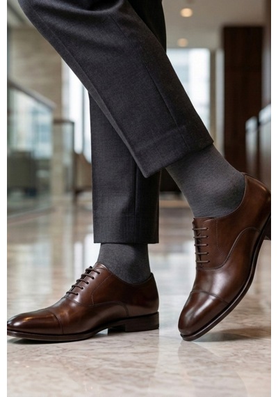 Socketta 3'lü Füme Erkek Business Bambu Dikişsiz Esnek Çift Kat Kışlık Soket Çorap - Premium Füme Socketta 3'lü Füme Erkek Business Bambu Dikişsiz Esnek Çift Kat Kışlık Soket Çorap - Premium Füme