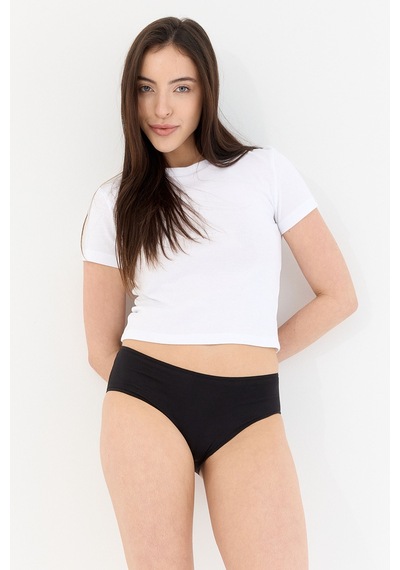 Air Siyah Yüksek Bel Slip Külot Siyah