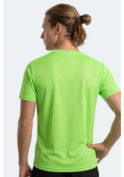 Slazenger Haunted I Erkek Neon Yeşil Tişört