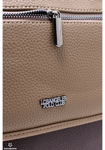 Kahverengi Gövde Vizon Kapak Unisex Laptop & Evrak Çantası Kahverengi