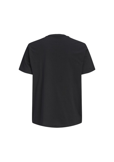 Jack & Jones Jack Jones Baskılı Büyük Beden Tişört 12295982 Siyah