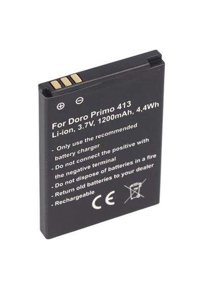 Doro Primo 413 Pil Rcb413 3.7 V 1200 Mah İçin Uygun Pil