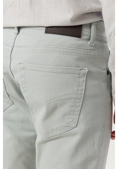 AC&Co / Altınyıldız Classics Erkek Su Yesılı 360 Derece Her Yöne Esneyen Slim Fit Dar Kesim Pamuklu Rahat Pantolon Su Yesılı