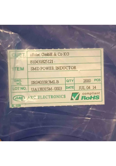 Sr04033r3mlb 3,3uh 2,15a 4,5x4x3,2 Smd Bobin 34 Adet