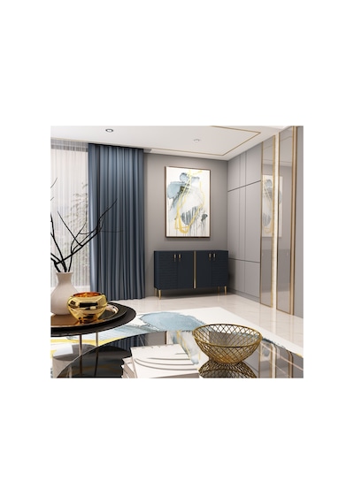 Salkım 120 Cm Konsol, Tv Ünitesi, Çok Amaçlı Dolap Antrasit-altın Antrasit-altın Salkım 120 Cm Konsol, Tv Ünitesi, Çok Amaçlı Dolap Antrasit-altın Antrasit-altın