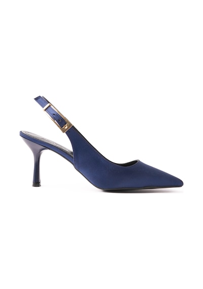 Esatsani Lacivert Saten Sivri Burun 9 Cm Topuklu Ponci Stiletto Kadın Ayakkabı Lacivert Saten Esatsani Lacivert Saten Sivri Burun 9 Cm Topuklu Ponci Stiletto Kadın Ayakkabı Lacivert Saten