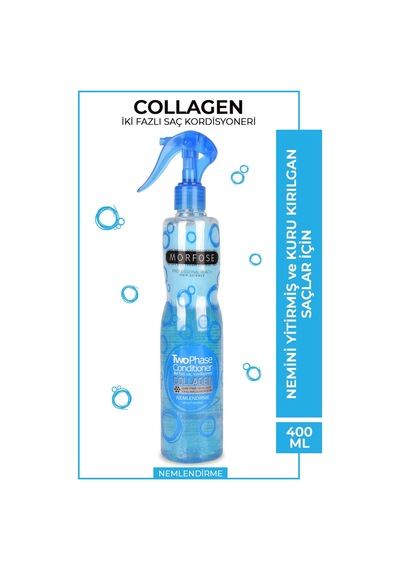 Morfose Collagen Kuru Saçlar Için Fön Suyu Mavi Su 400 Ml