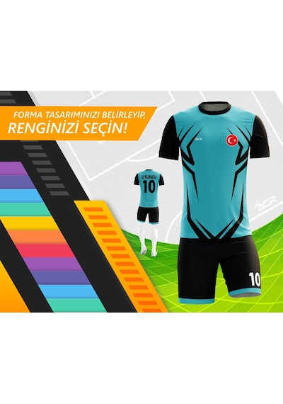 Acr Giyim Kişiye Özel Futbol Forması - Dizayn : Taç