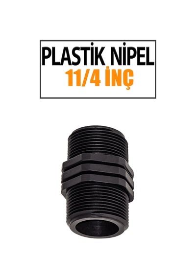 Plastik Nipel 11/4 İnç