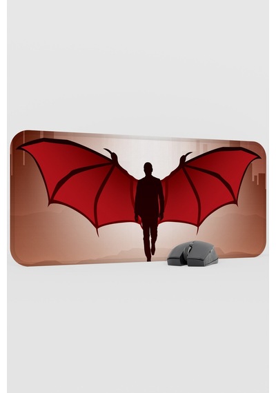 Lucifer V5 70x30 Xl Gaming Kauçuk Kaymaz Taban Mouse Pad Fare Altlığı