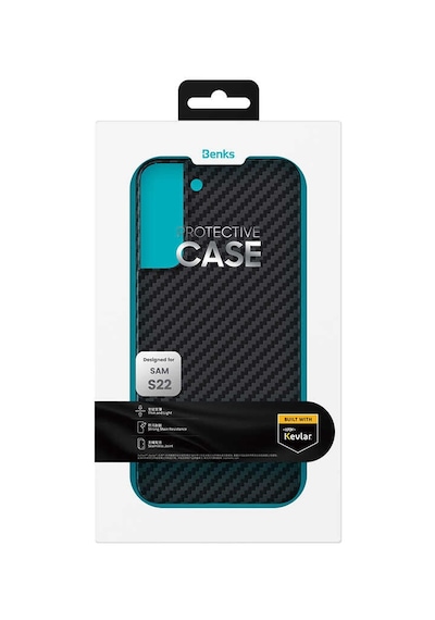 Benks Galaxy S22 Kılıf Benks Kevlar Fiber Kapak ZORE-220044