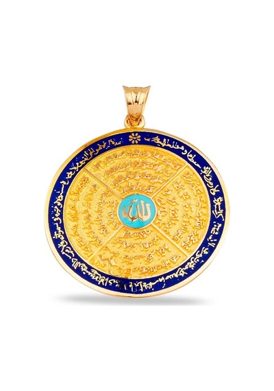 14 Ayar Altın Dua Mineli Kolye Ucu 3,25 Gr-6649