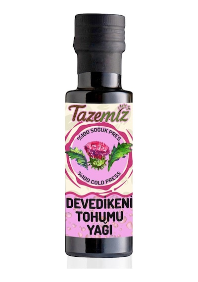 Tazemiz Soğuk Sıkım Devedikeni Tohumu Yağı 100 ML