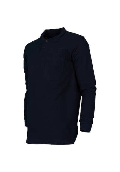 2 İp Polo Yaka Sweatshırt Lacıvert