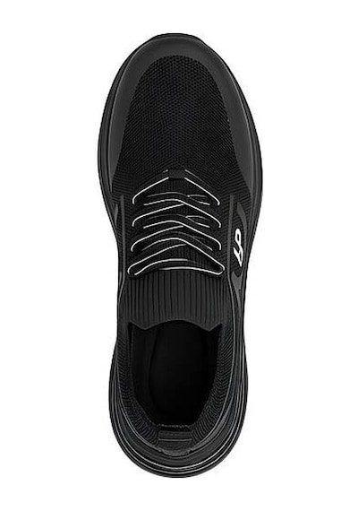 Daytex 1112 Erkek Siyah Triko Knit İthal Taban Sneaker Siyah