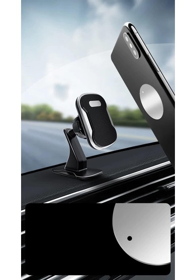 Paste Type Privity Serisi Mıknatıslı Araç İçi Telefon Tutucu Vantuzlu Magnet 360 Derece Telefon Tutucu Ugl 2 Mixed