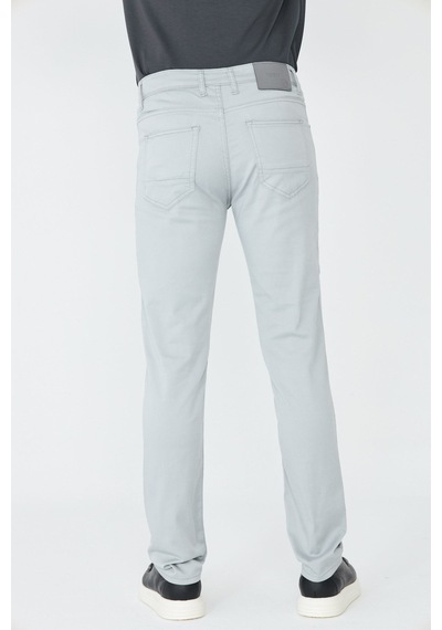 Gri Tencel Kumaş Erkek Yazlık Chino Pantolon