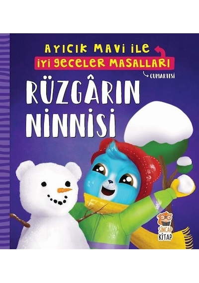 Rüzgarın Ninnisi-Ayıcık Mavi ile İyi Geceler Masalları - Melek Dinçer - Sincap Kitap