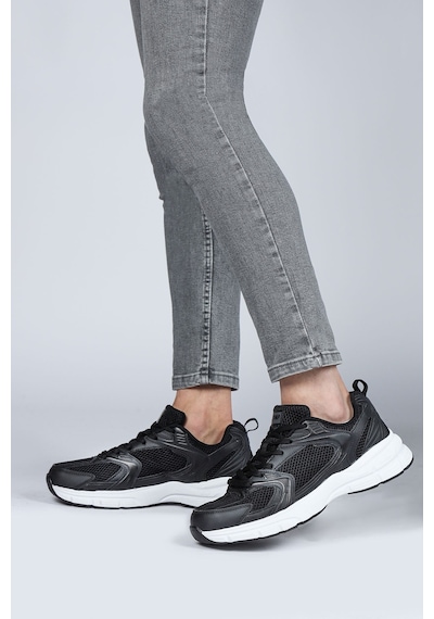 Lescon 28627 Siyah Erkek Sneaker Günlük Spor Ayakkabı Beyaz