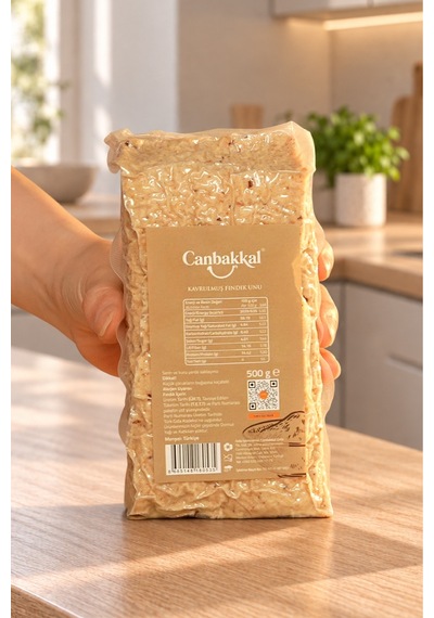 Canbakkal Kavrulmuş Fındık Unu Pasta Kurabiye ve Tatlı Yapımı İçin 500 G
