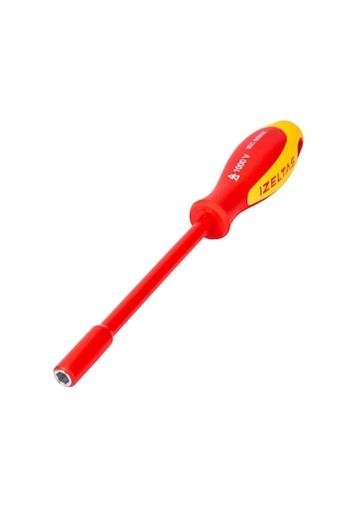 İzeltaş 4773190060 1000V Süngüsü İzoleli Lokma Uçlu Tornavida 6 MM
