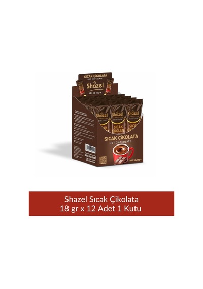 Shazel Sıcak Çikolata 18 Gr X 12 Adet Diğer