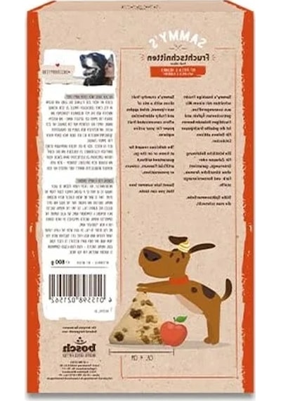 Elmalı Ve Mürverli Meyve Atıştırmalığı, Köpekler İçin, 800 G Paket