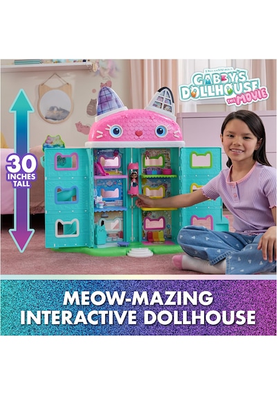 Gabby S Dollhouse Sesli Ve Işıklı İnteraktif Oyun Evi 73 Cm 001
