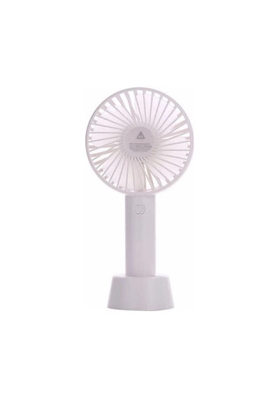 Desingshop Mini Şarjlı Standlı El Vantilatörü Fanı Soğutucu Vanti